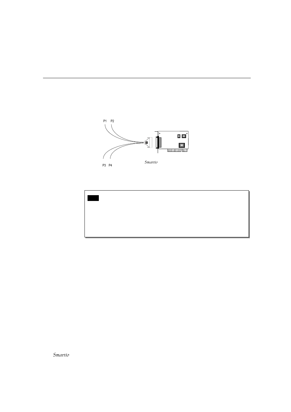 Connecting the fan-out cable | Moxa Technologies C104H/PCI Series User Manual | Page 14 / 64