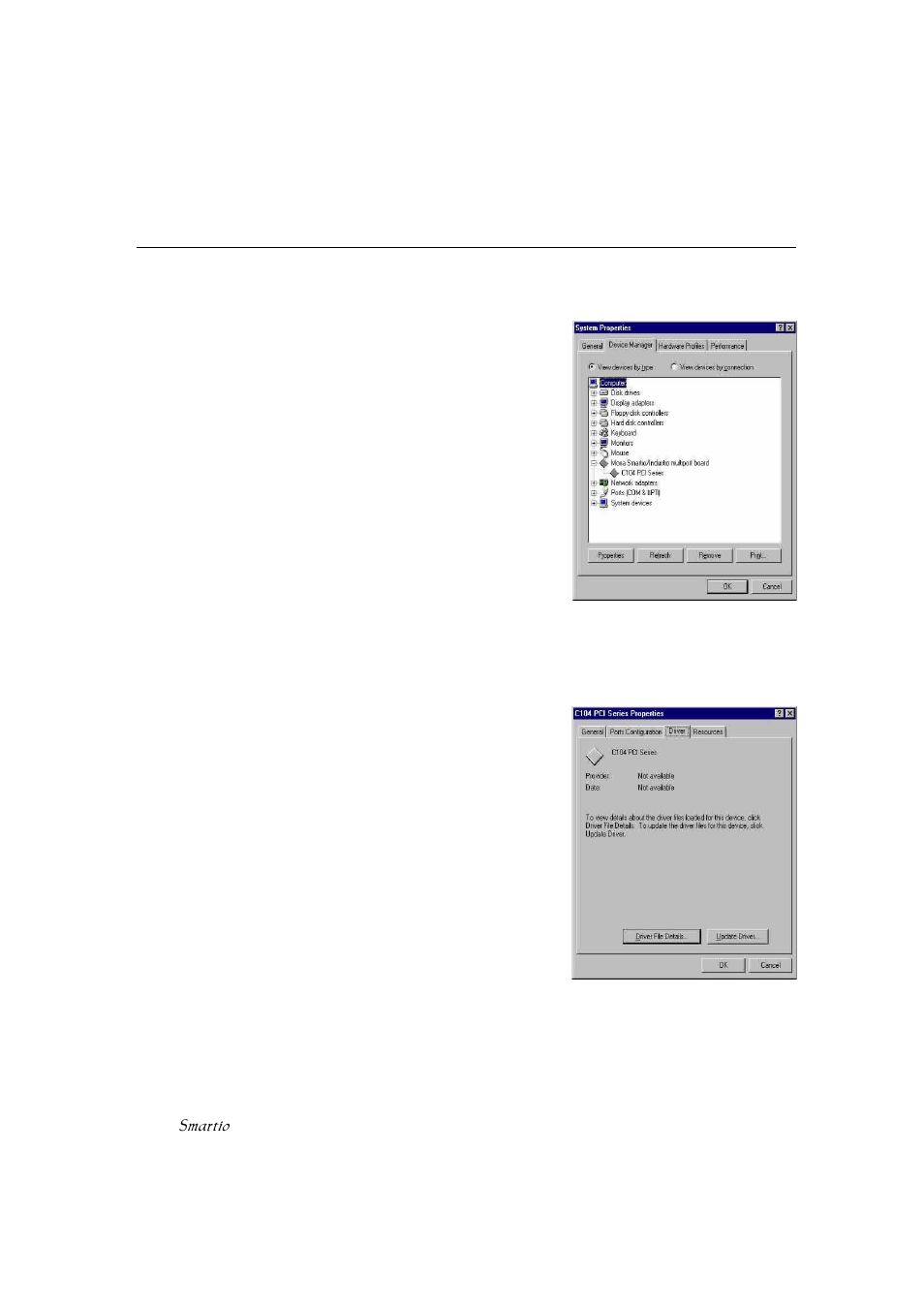 Moxa Technologies C104H/PCI Series User Manual | Page 40 / 64