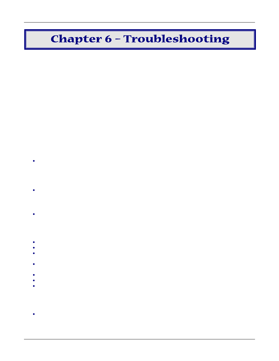 Chapter 6 – troubleshooting | Multitech ROUTEFINDER RF830-AP User Manual | Page 78 / 94