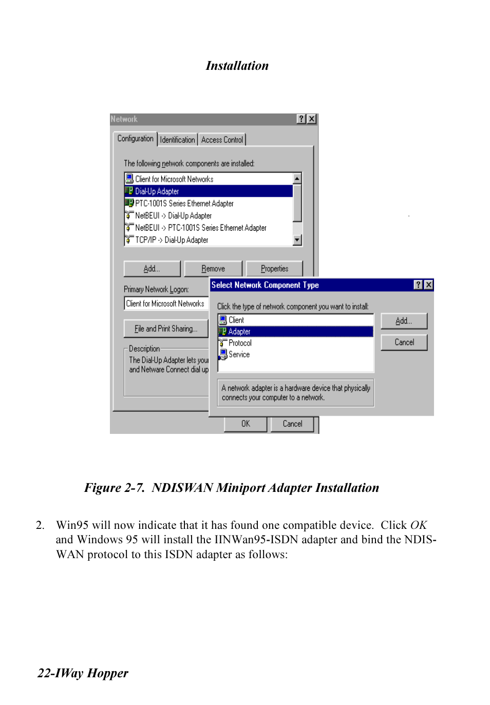 Multitech IWAY MT128ISA-SV User Manual | Page 22 / 117