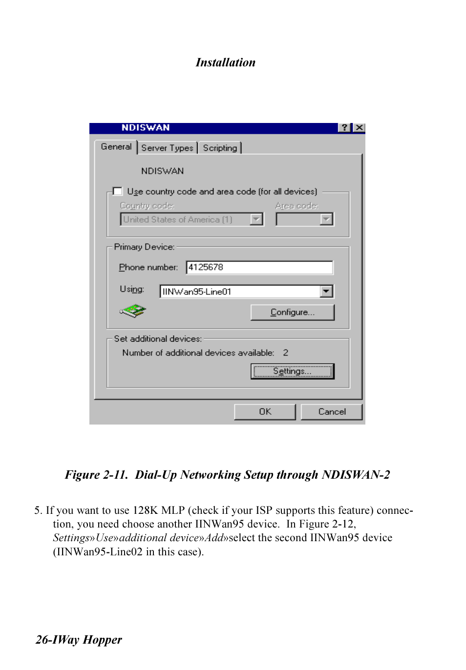 Multitech IWAY MT128ISA-SV User Manual | Page 26 / 117