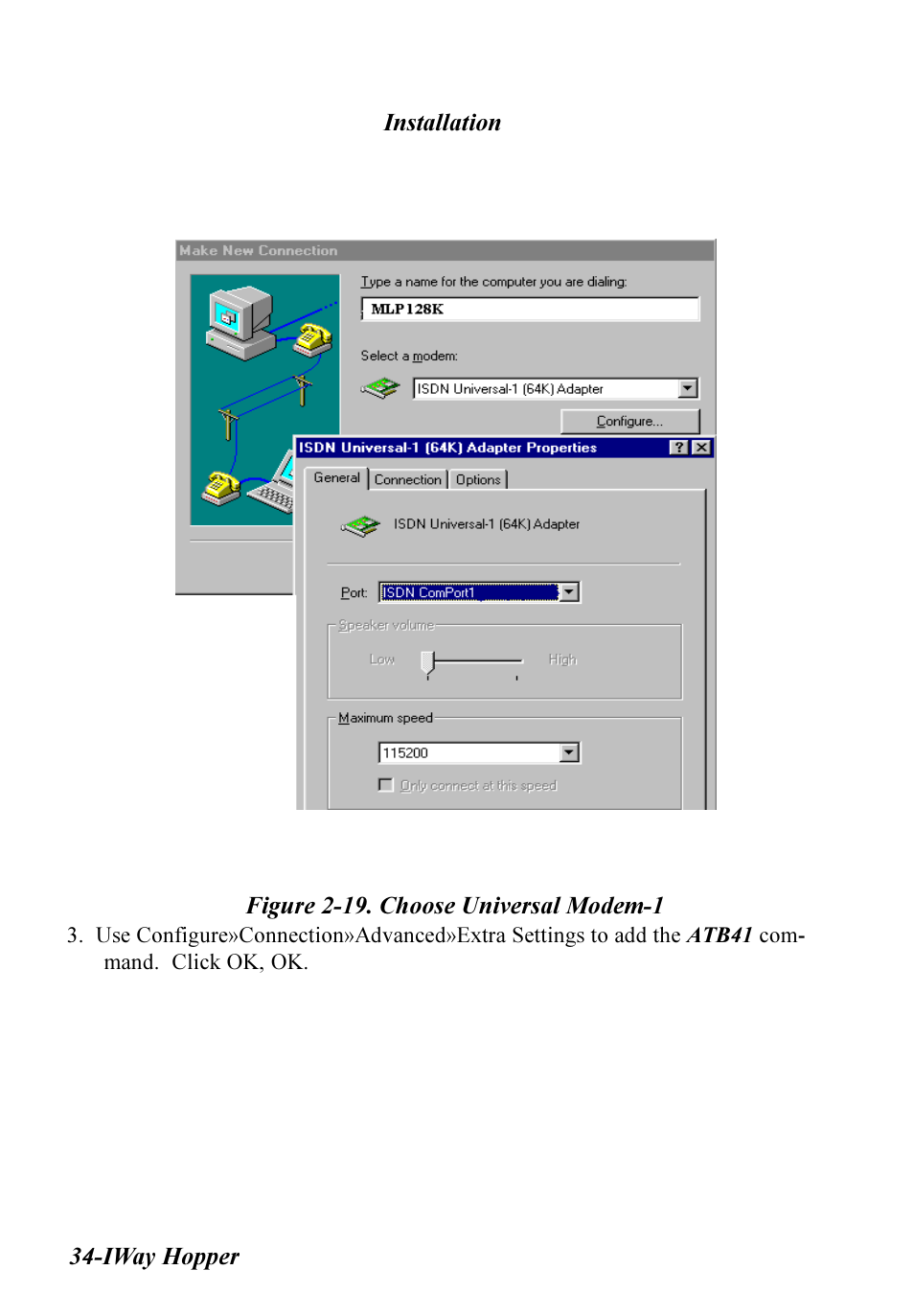 Multitech IWAY MT128ISA-SV User Manual | Page 34 / 117