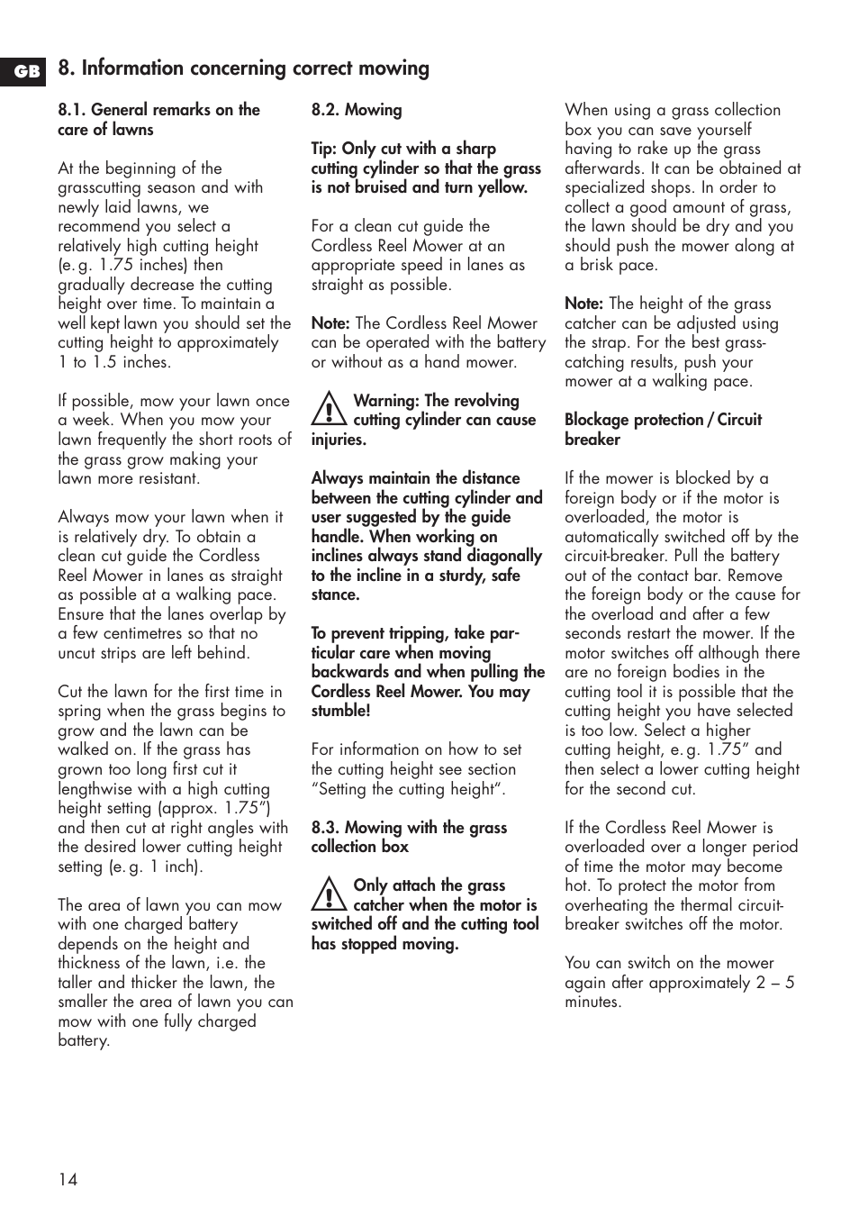 Mantis 811103 User Manual | Page 14 / 41