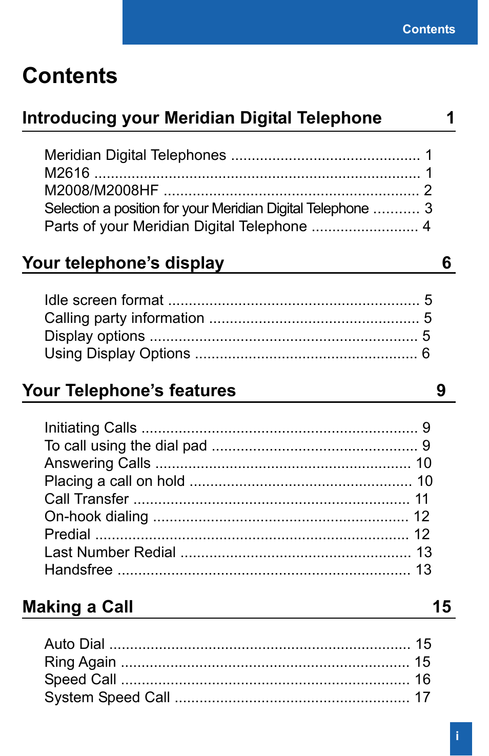 Meridian America M2008HF User Manual | Page 3 / 52