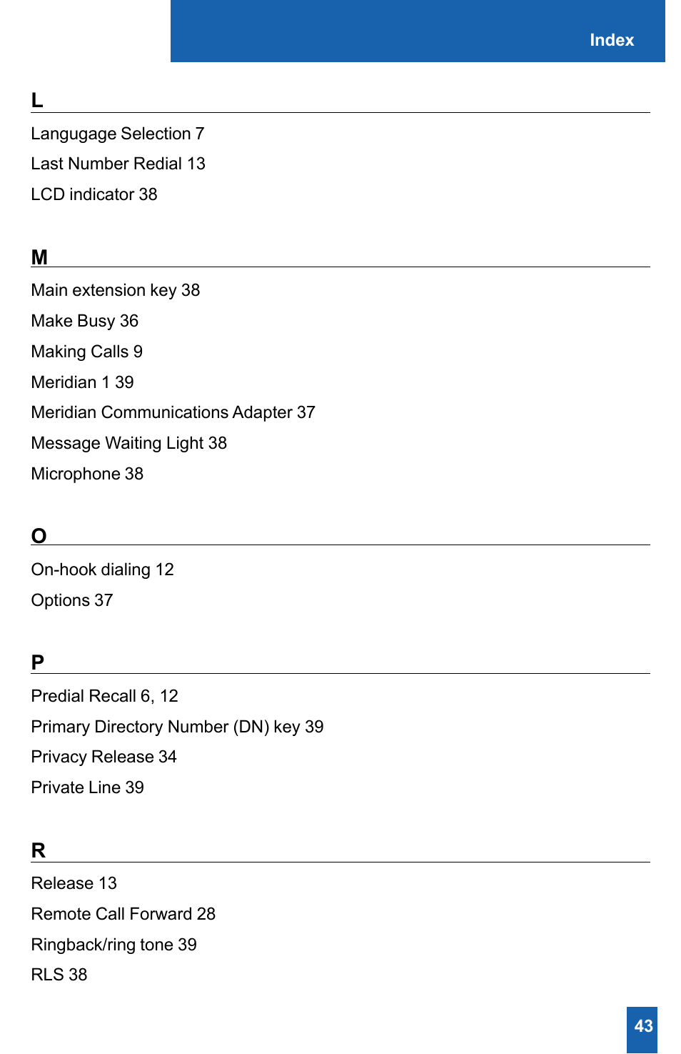 Meridian America M2008HF User Manual | Page 49 / 52