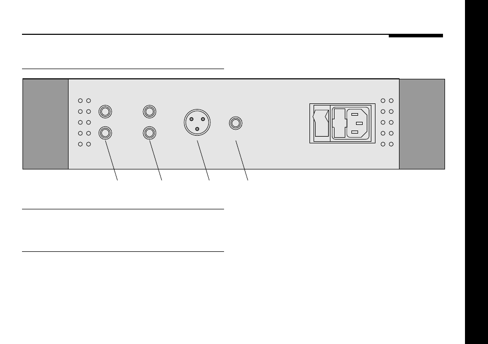 Connecting the mono power amplifier, Bi-wire connection, Outputs | Connecting the mono power, Amplifier, Back panel | Meridian America Meridian 505 User Manual | Page 13 / 21
