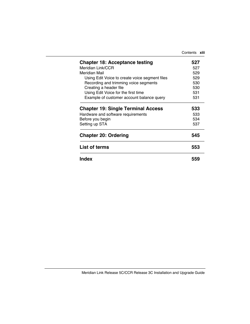 Meridian America Link/Customer Controlled Routing User Manual | Page 13 / 595