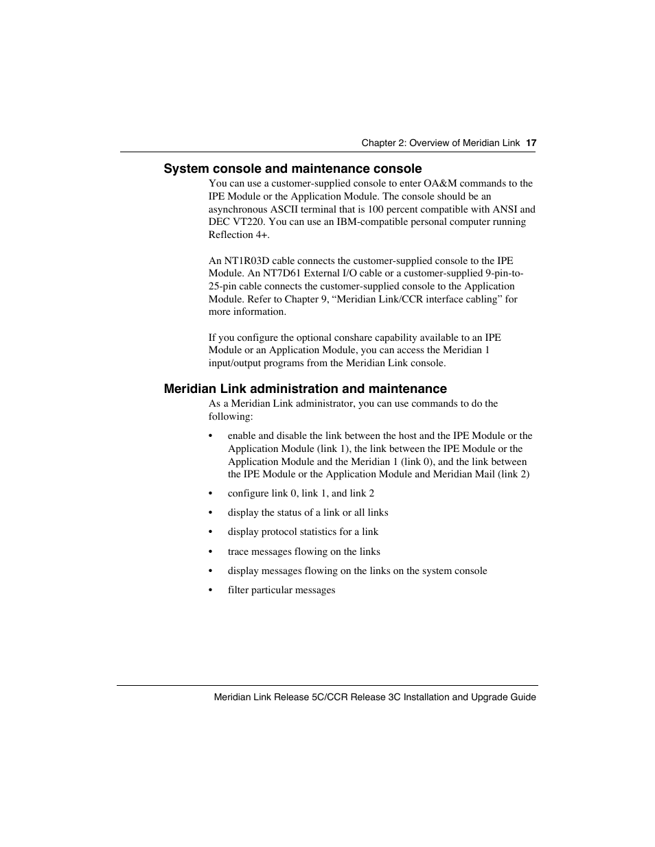 Meridian America Link/Customer Controlled Routing User Manual | Page 35 / 595
