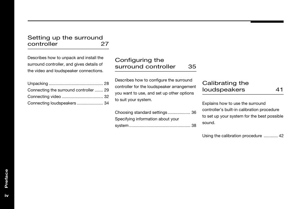 Meridian America 541 User Manual | Page 4 / 72