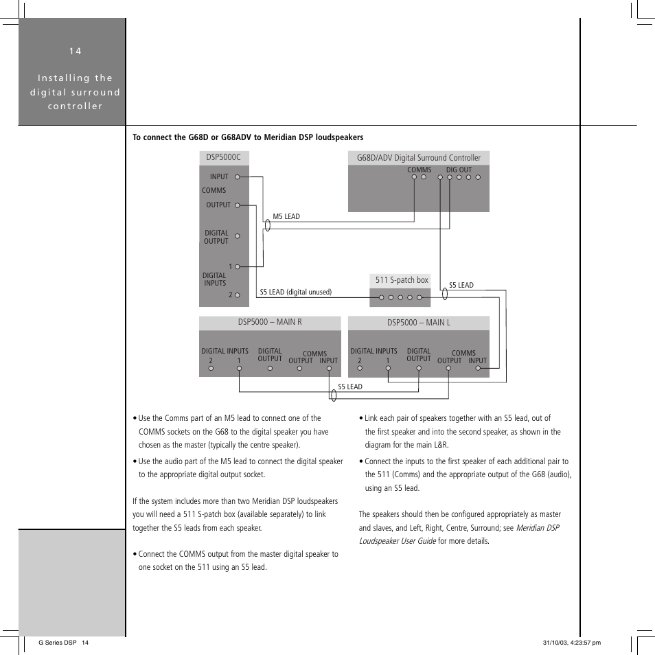 Meridian America G68 User Manual | Page 18 / 70