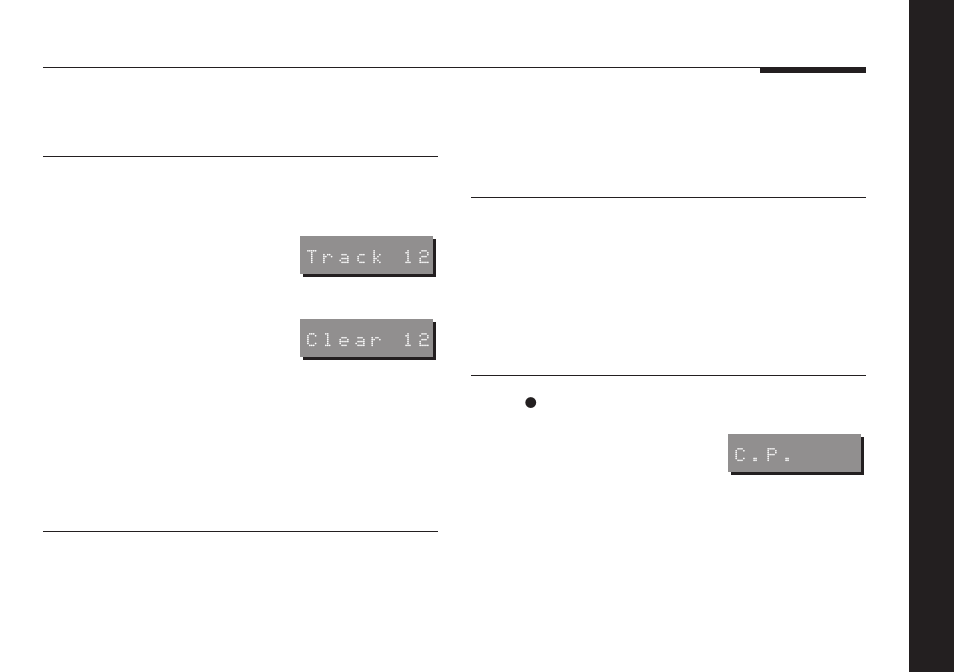 Adding a track to a selection, C.p. display, Clear function | By specifying tracks not to play, Clearing a programme, Removing a track from a selection, Store function | Meridian America 508 User Manual | Page 17 / 32