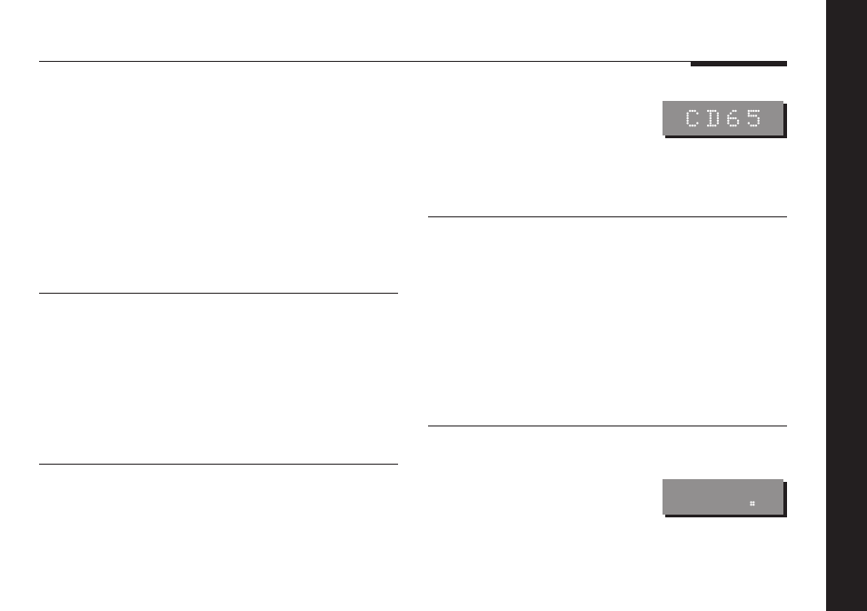 Selecting a source, Default, Selecting | Standby mode, Switching on from standby, Switching to standby, Cd65 | Meridian America 551 User Manual | Page 15 / 41