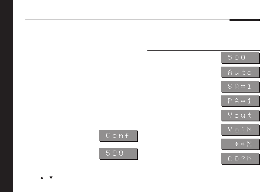 Specifying information about your system, 200 series cd player, Communications mode | Controller mode, Menu mode, Product address, System address, Volume control, Volume mode, Configuring the integrated amplifier | Meridian America 551 User Manual | Page 28 / 41
