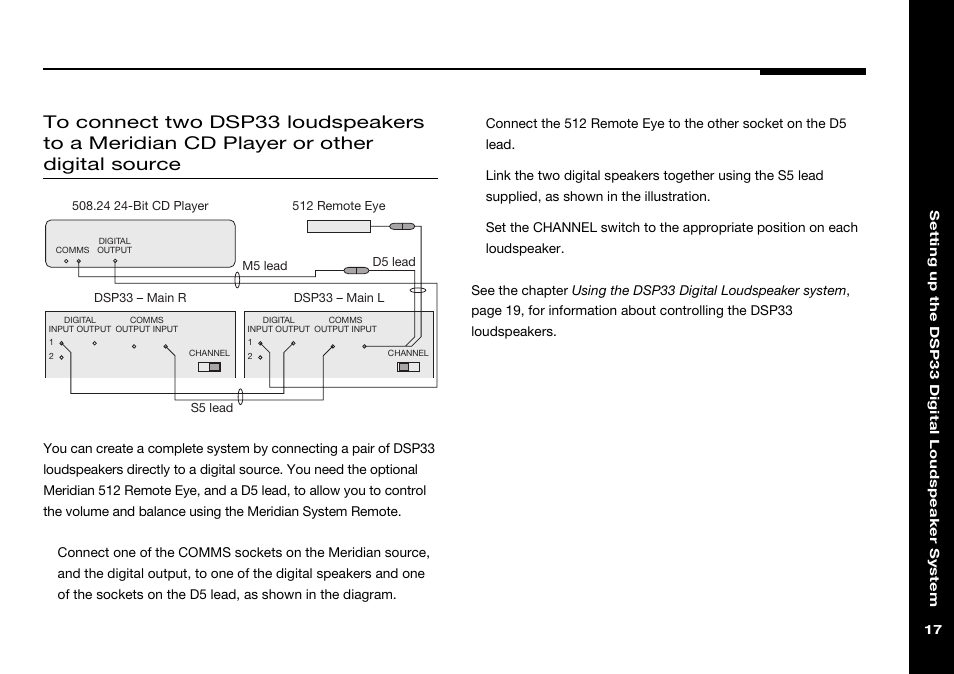 Meridian America DSP33 User Manual | Page 22 / 47