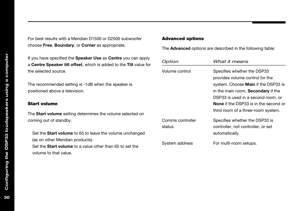 Meridian America DSP33 User Manual | Page 35 / 47