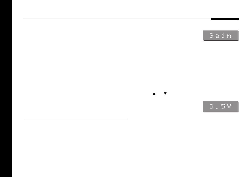 Programming levels, Balancing input levels, Clipping indicator | Levels, programming, Gain | Meridian America 562V.2 User Manual | Page 37 / 61