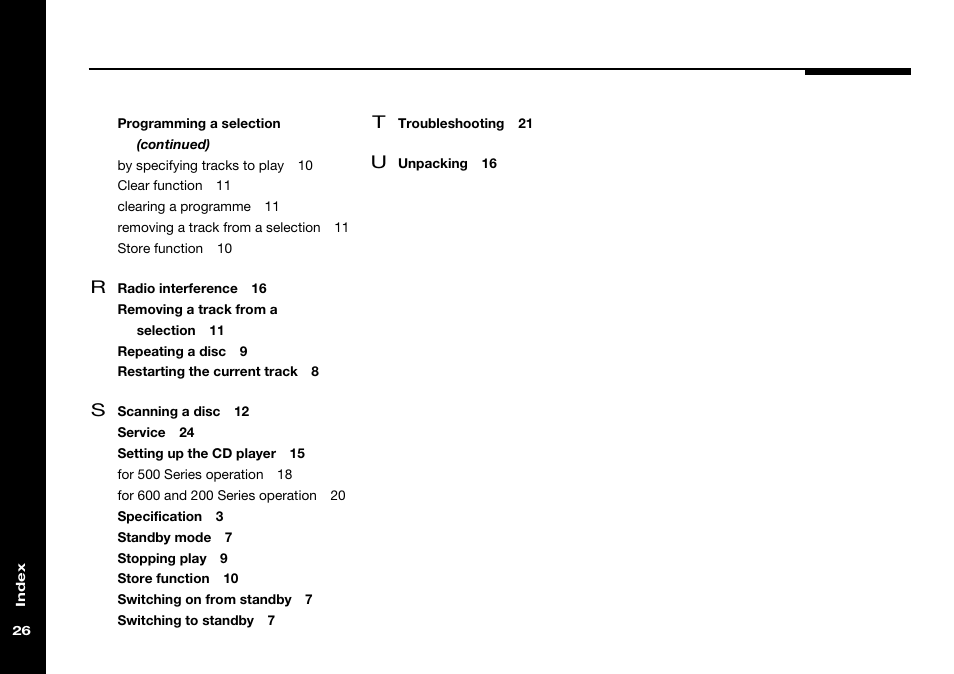 Meridian America 506 User Manual | Page 31 / 31