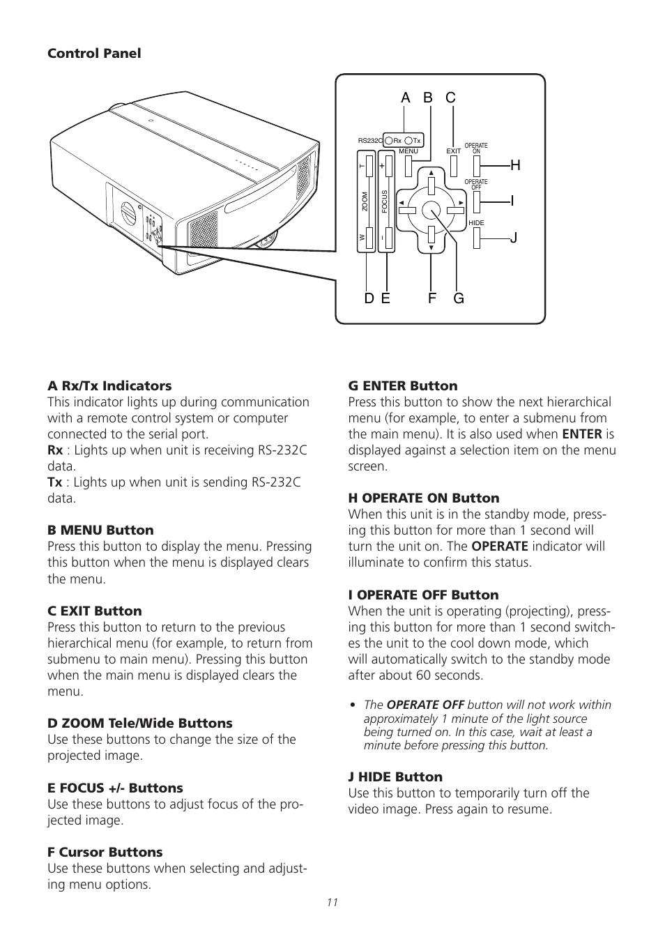 Meridian America D-ILA 1080MF1 User Manual | Page 11 / 38