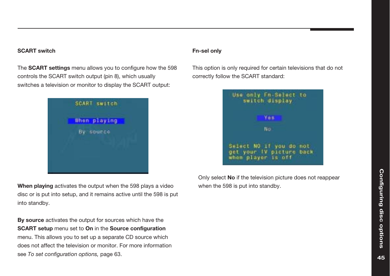 Meridian America 598 User Manual | Page 52 / 87