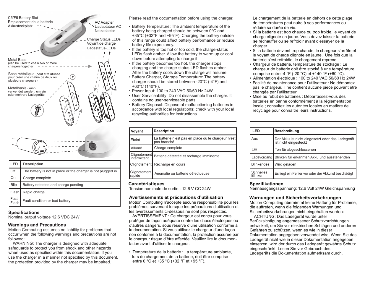 Motion Computing MOTION F5 User Manual | Page 2 / 2