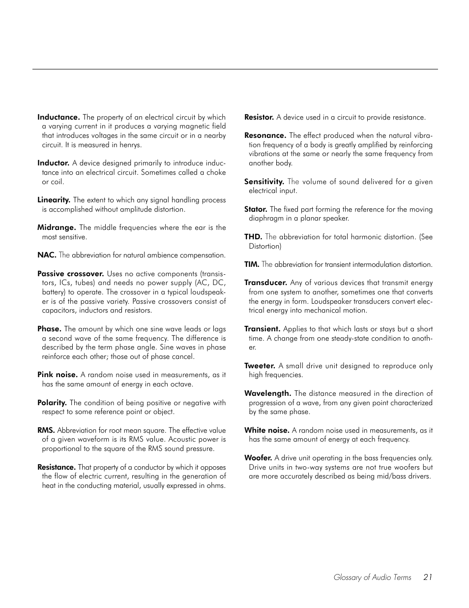 MartinLogan Speaker User Manual | Page 21 / 24