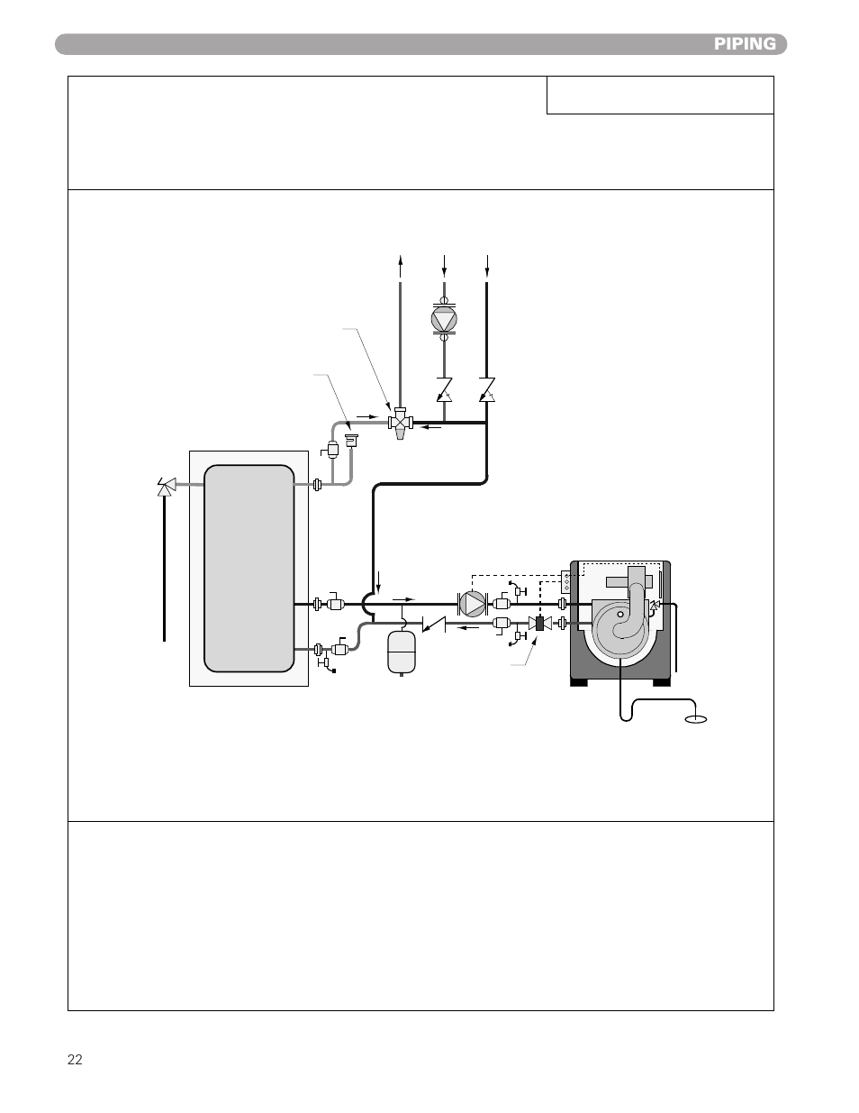 Drawing vwh 1/1, Piping, Fig. 5-2 | Munchkin VWH High Efficiency Hot Water Supply Boiler User Manual | Page 22 / 44