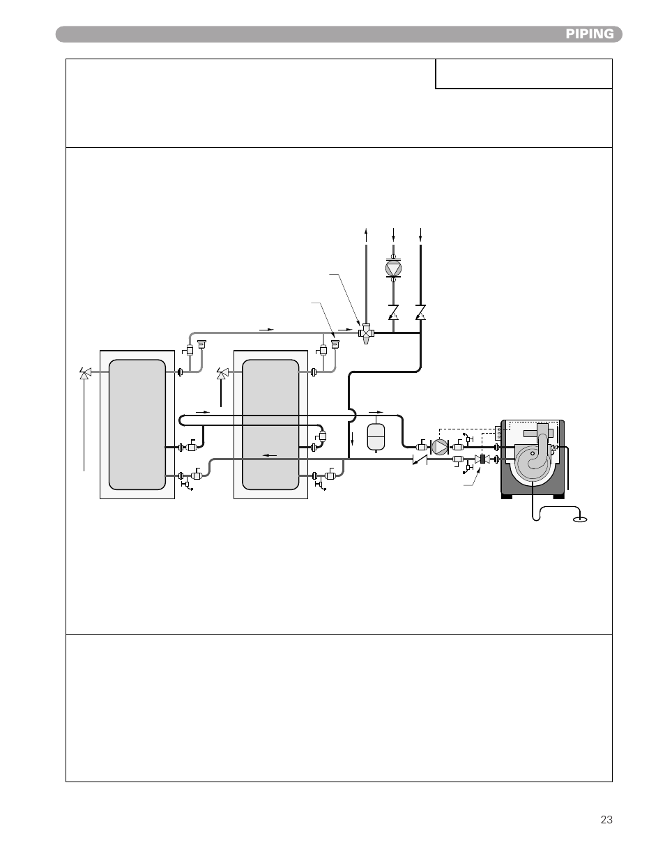 Drawing vwh 1/2, Piping, Fig. 5-3 | Munchkin VWH High Efficiency Hot Water Supply Boiler User Manual | Page 23 / 44