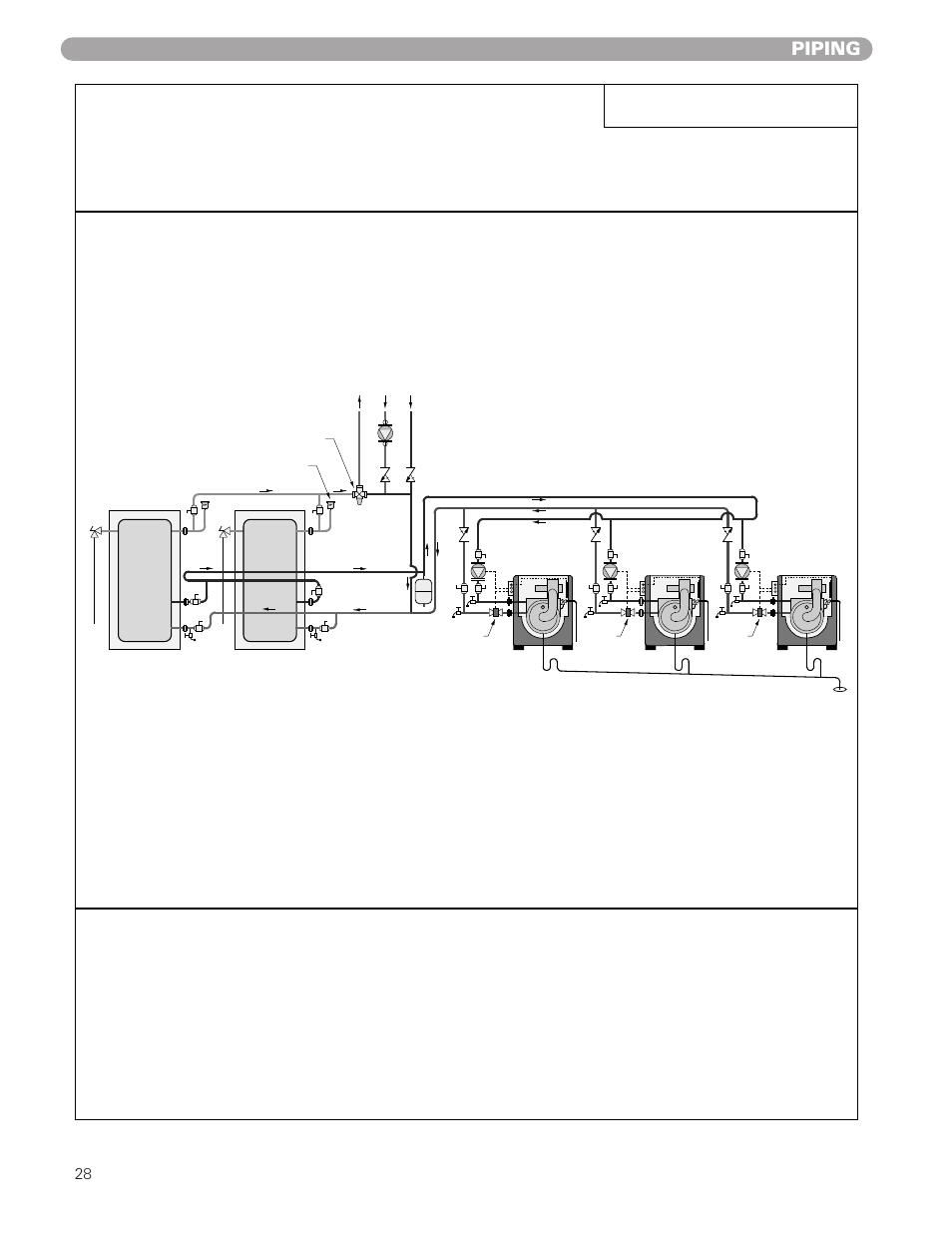 Drawing vwh 3/2 h, Piping, Fig. 5-8 | Munchkin VWH High Efficiency Hot Water Supply Boiler User Manual | Page 28 / 44