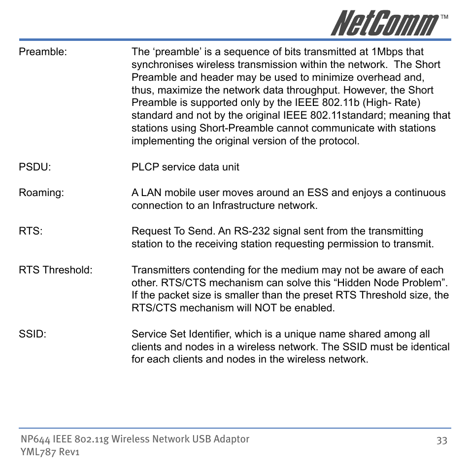 Mobility Electronics NP644 User Manual | Page 33 / 40