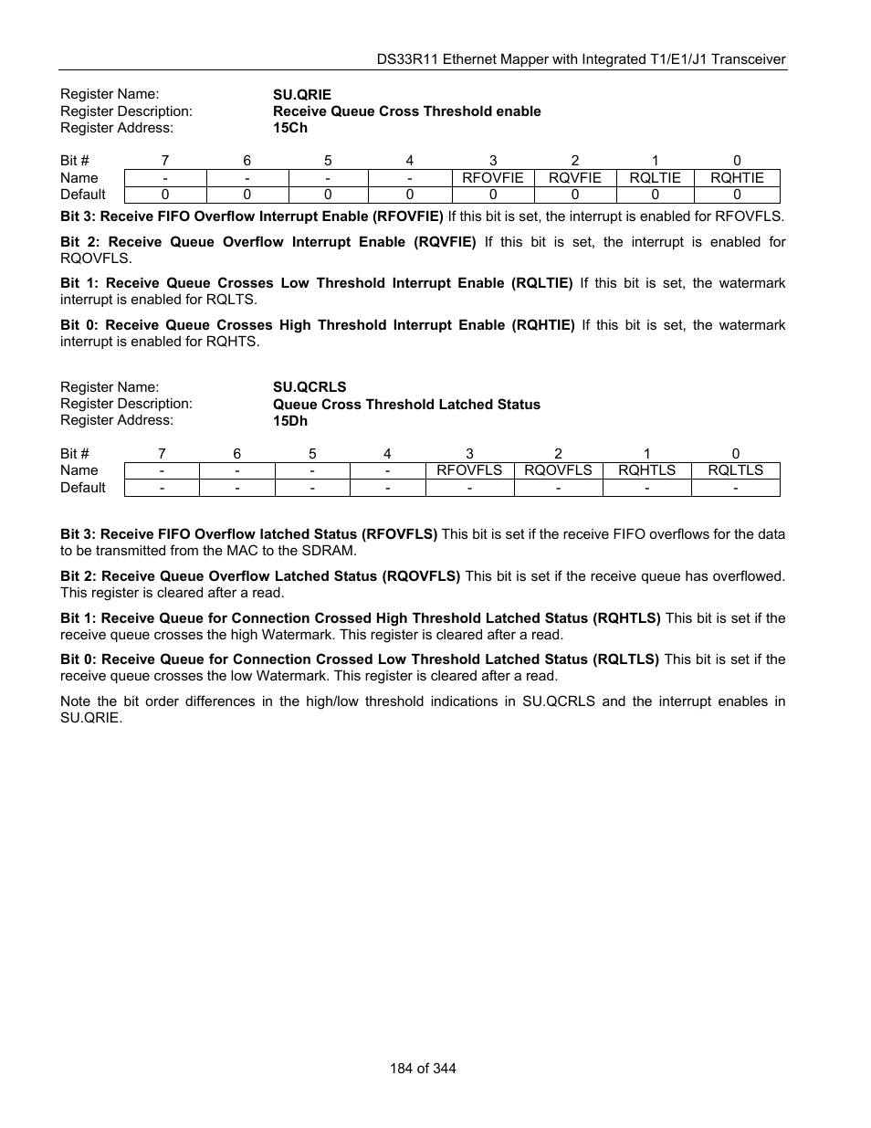 Su.qcrls, The source, the host will then read the su.qcrls, Su.qrie | Maxim Integrated DS33R11 User Manual | Page 184 / 344