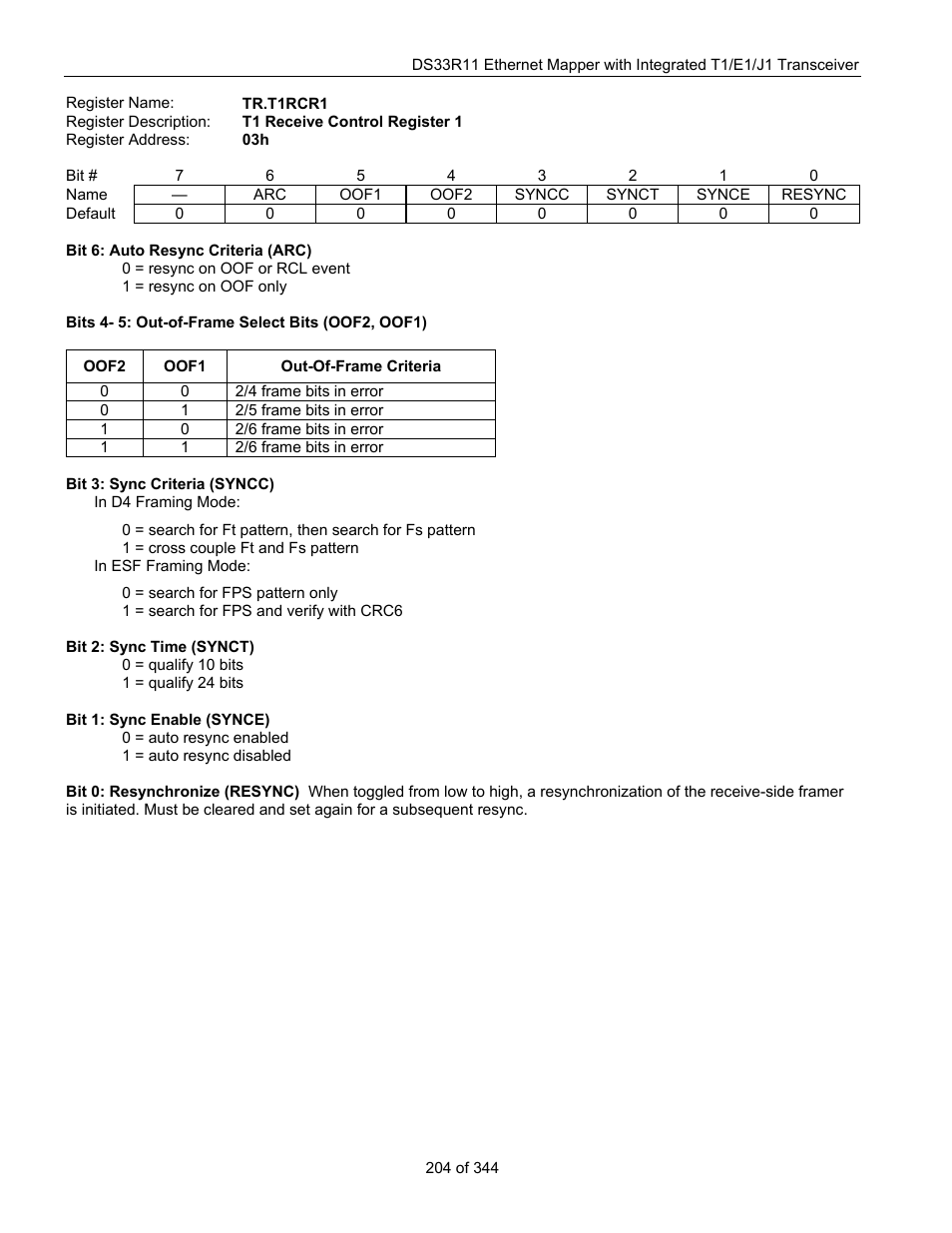 Maxim Integrated DS33R11 User Manual | Page 204 / 344