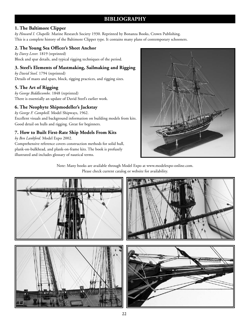 Bibliography | Model Shipways 2003 User Manual | Page 22 / 24