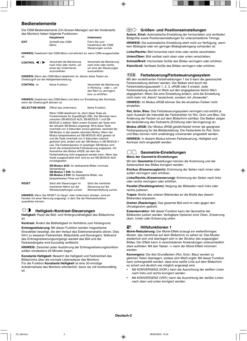 Bedienelemente | Mitsubishi Motors Diamond Plus 230 SB User Manual | Page 14 / 50