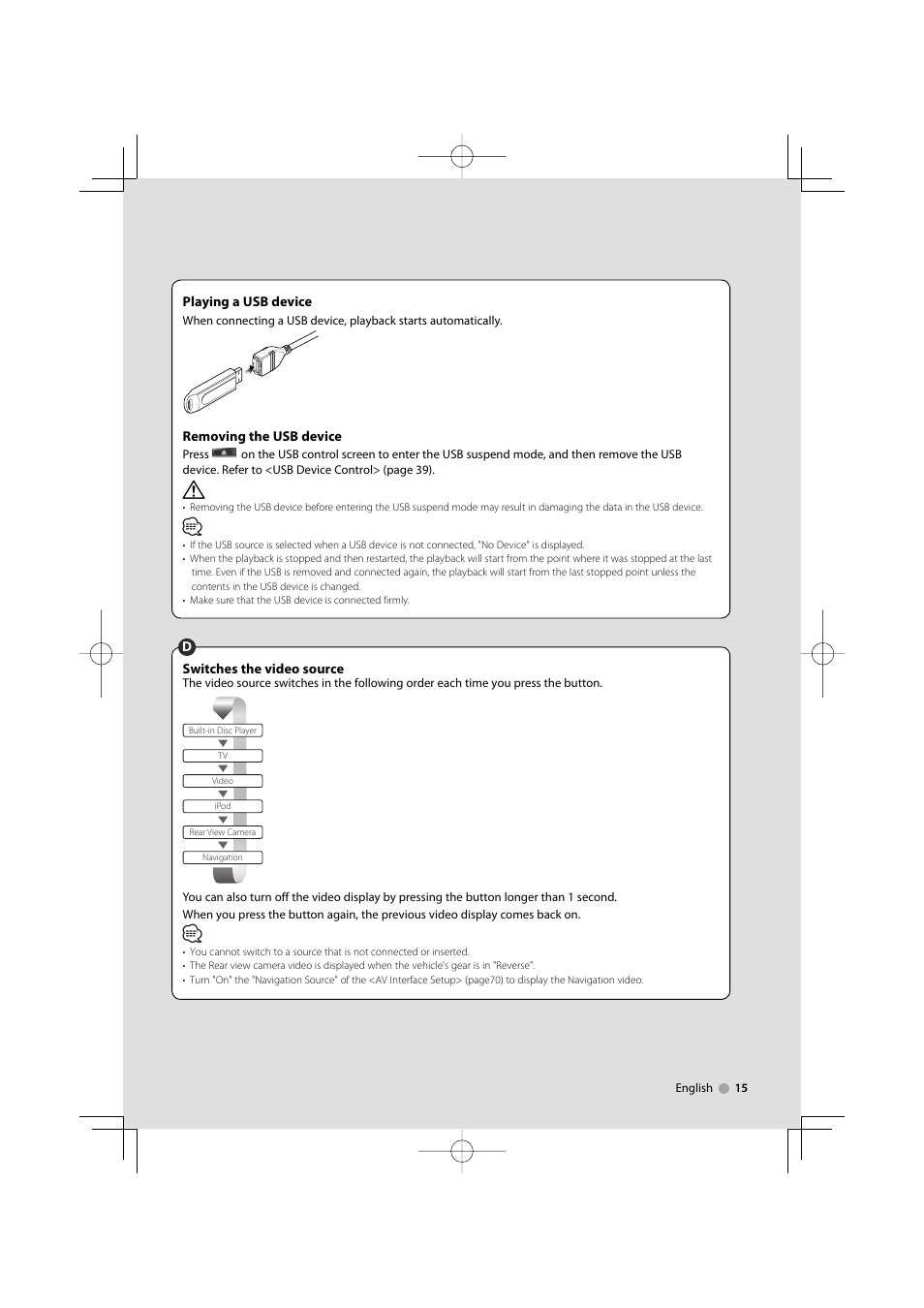 Mitsubishi Motors B64-3824-00/00 (MV) MZ360234EX (DNX7200ZM4) User Manual | Page 15 / 100