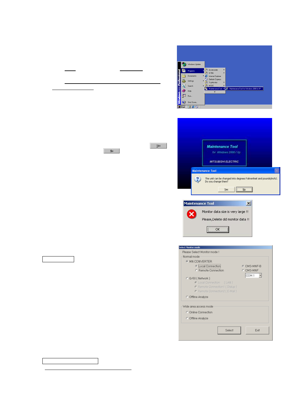 4 starting and ending the application | Mitsubishi Motors MN Converter User Manual | Page 10 / 69