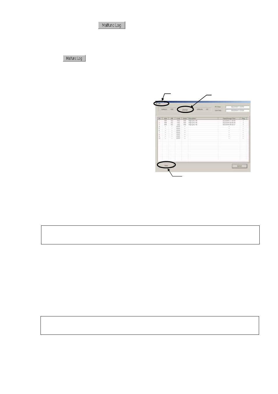 8 malfunction log | Mitsubishi Motors MN Converter User Manual | Page 38 / 69