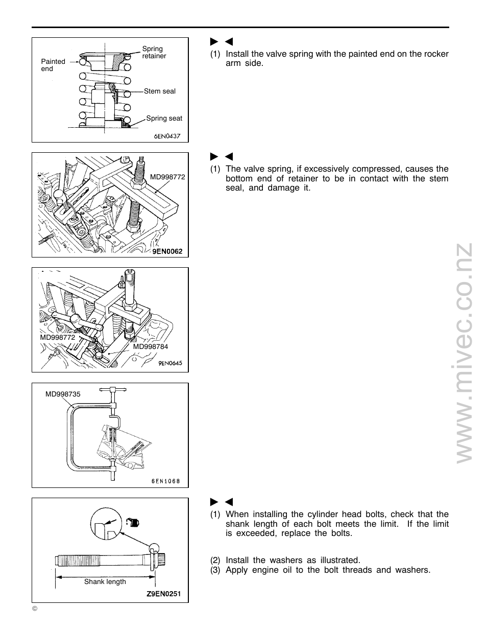 11a-9-7, 4g9 engine (e - w) | Mitsubishi Motors 4G9 User Manual | Page 134 / 171