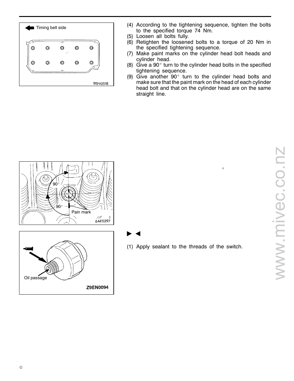 11a-9-8, 4g9 engine (e - w) | Mitsubishi Motors 4G9 User Manual | Page 135 / 171