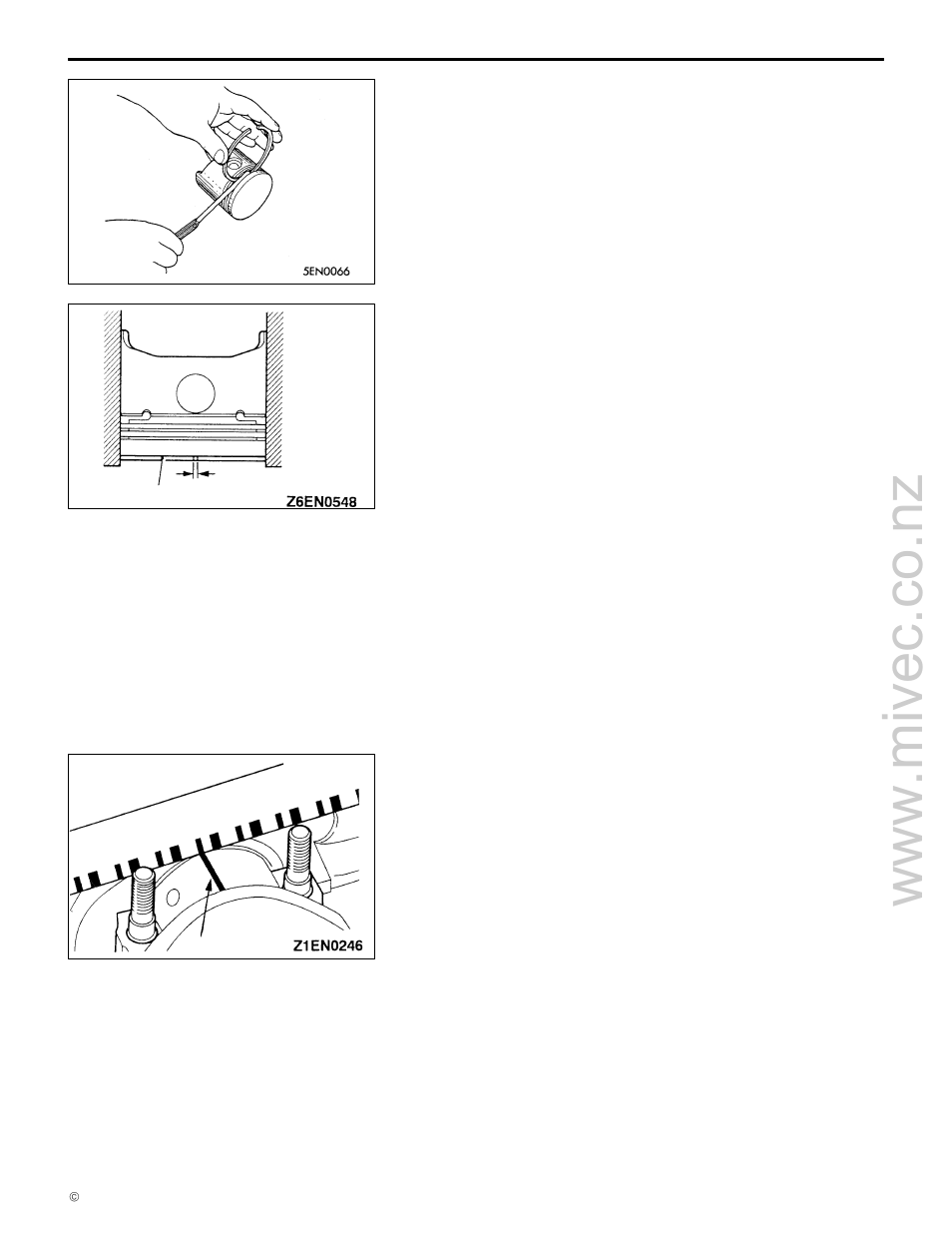 4g9 engine (e–w), Inspection | Mitsubishi Motors 4G9 User Manual | Page 156 / 171