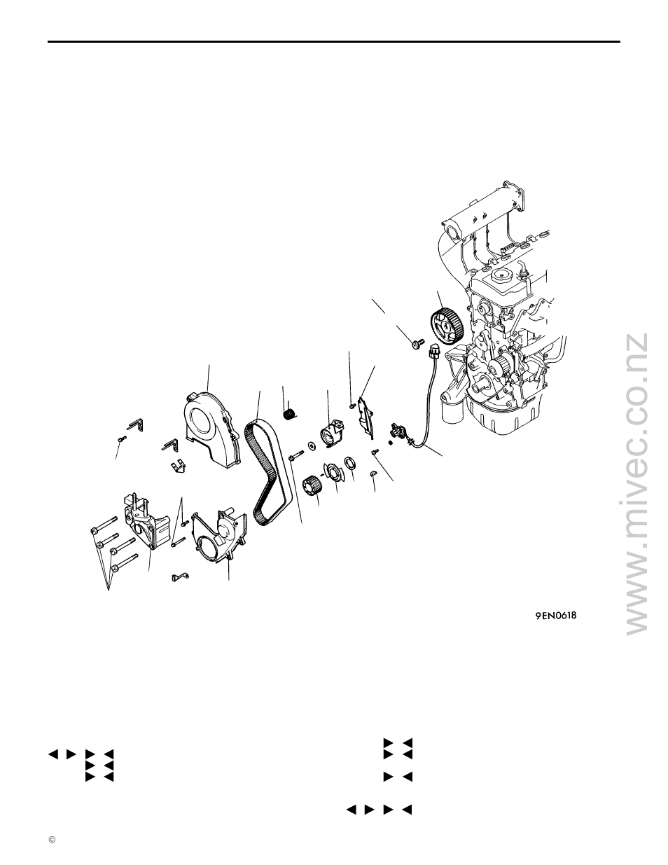 Timing belt, 4g9 engine (e–w) | Mitsubishi Motors 4G9 User Manual | Page 30 / 171