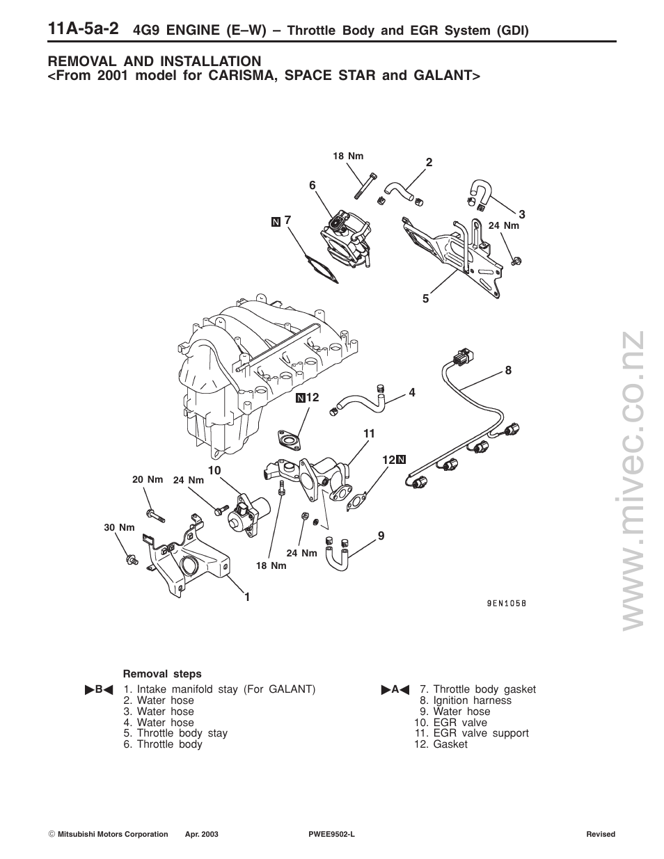 11a-5a-2 | Mitsubishi Motors 4G9 User Manual | Page 54 / 171
