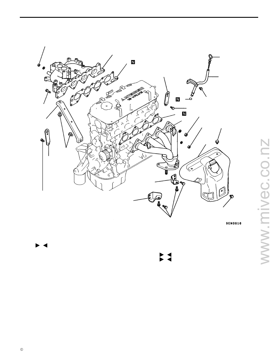 Intake and exhaust manifold, 11a-6-1, 4g9 engine (e–w) | Removal and installation <sohc–carburetor | Mitsubishi Motors 4G9 User Manual | Page 58 / 171