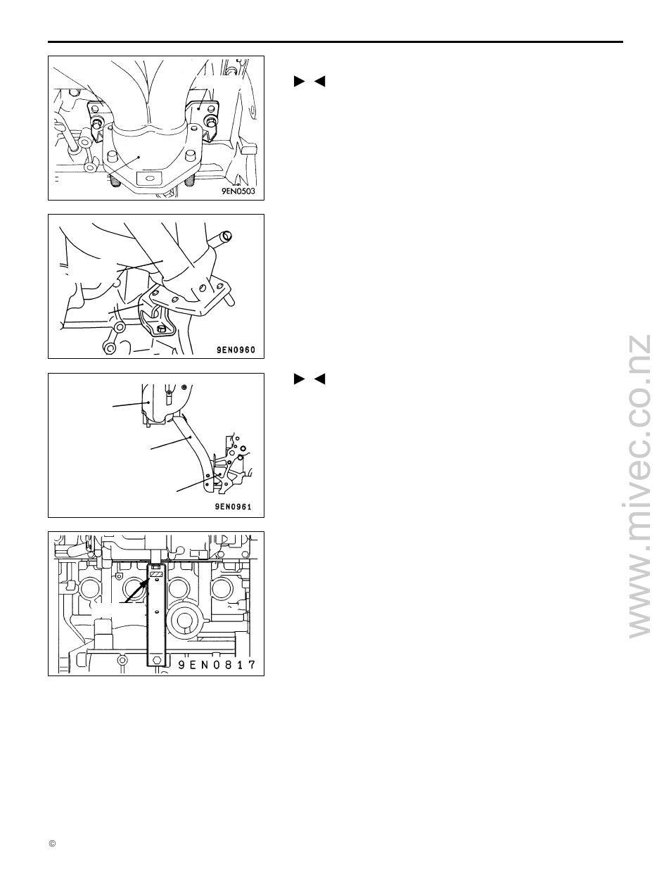 11a-6-4, 4g9 engine (e–w), Installation service point | Mitsubishi Motors 4G9 User Manual | Page 67 / 171