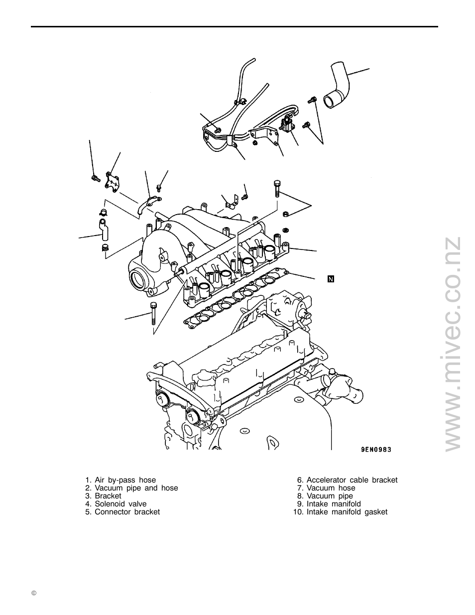 11a-6a-2, 4g9 engine (e - w), Removal and installation <for space runner | Mitsubishi Motors 4G9 User Manual | Page 71 / 171