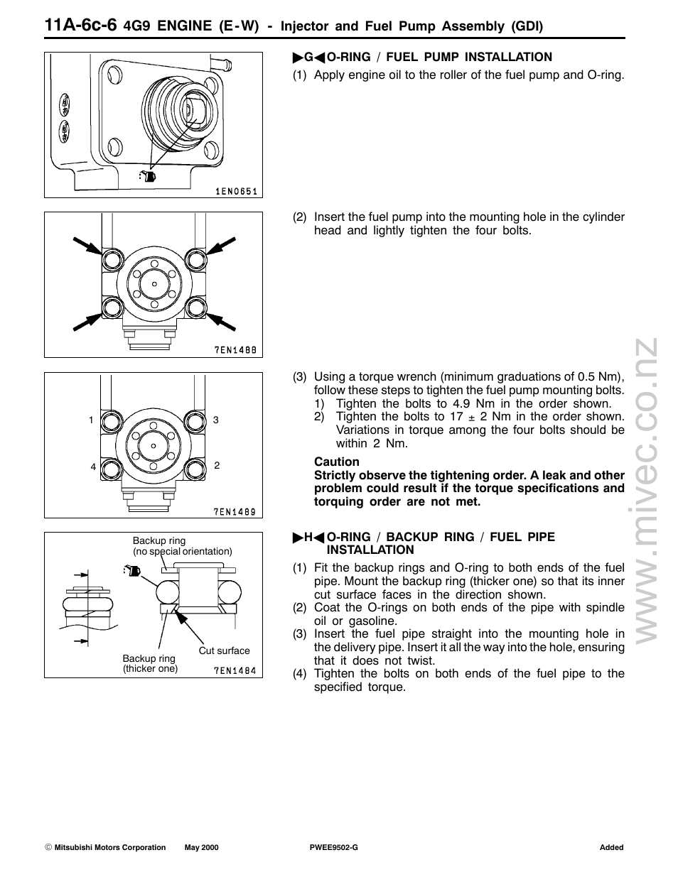 11a-6c-6 | Mitsubishi Motors 4G9 User Manual | Page 86 / 171