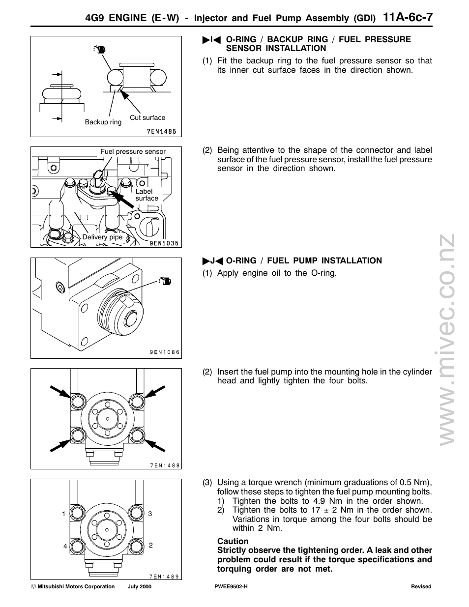 11a-6c-7 | Mitsubishi Motors 4G9 User Manual | Page 87 / 171