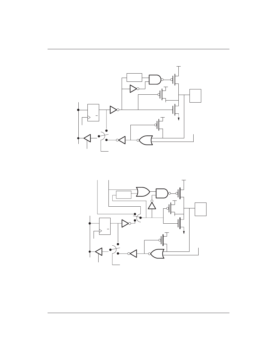 Port 1 functional circuitry, Port 2 functional circuitry | Mitsubishi Motors DS5000TK User Manual | Page 97 / 174