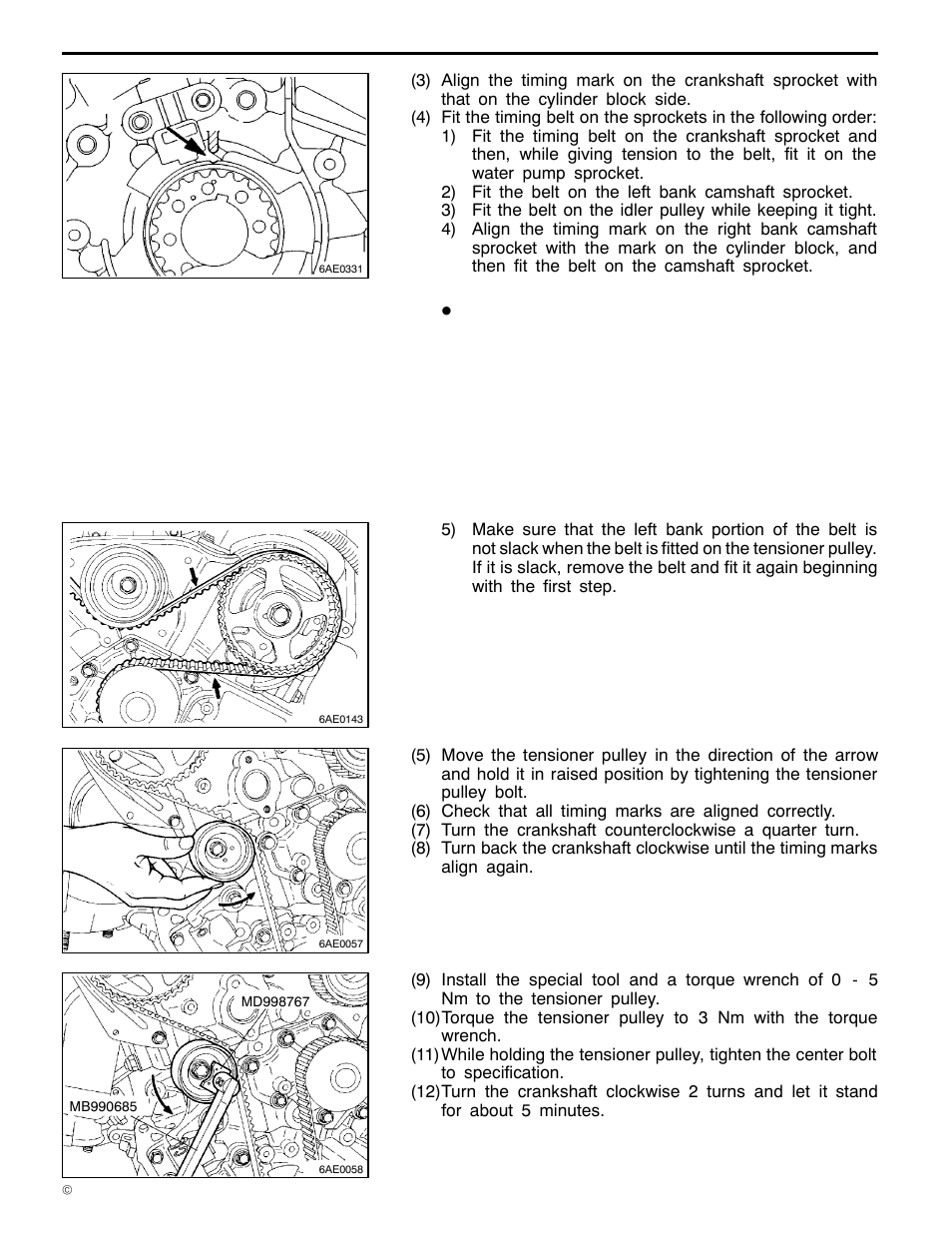11a-4-5, 6a1 engine (e - w) | Mitsubishi Motors 6A1 User Manual | Page 23 / 83