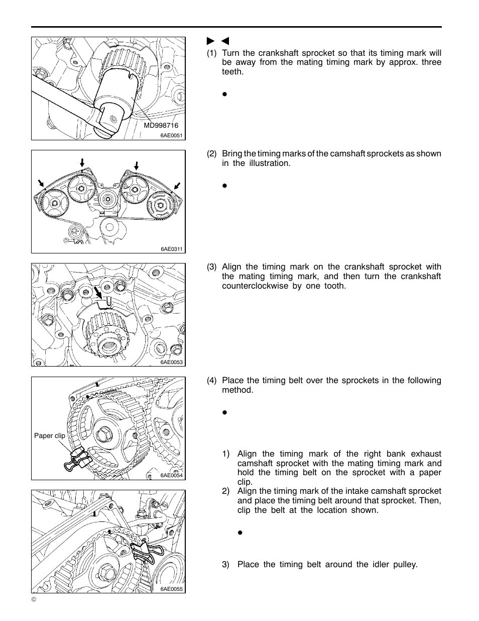 11a-4-6, 6a1 engine (e - w) | Mitsubishi Motors 6A1 User Manual | Page 24 / 83