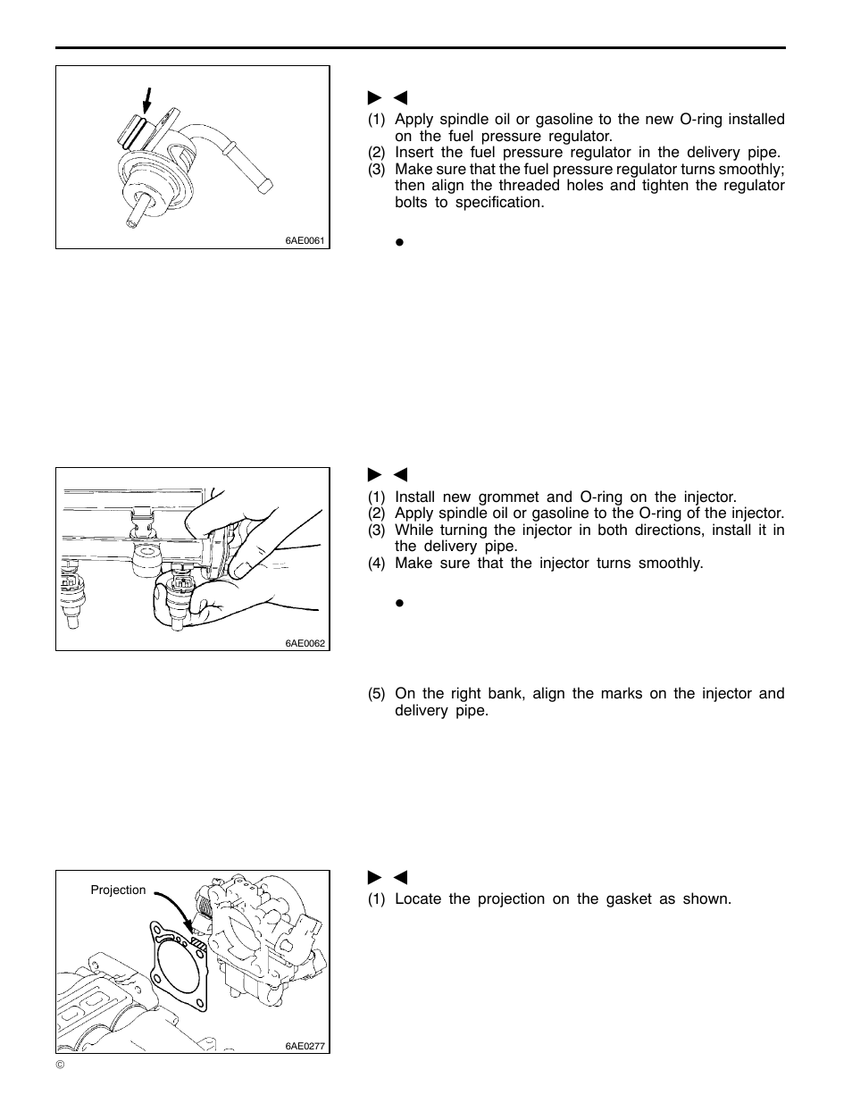 11a-5-3, 6a1 engine (e - w), Installation service points | Mitsubishi Motors 6A1 User Manual | Page 29 / 83